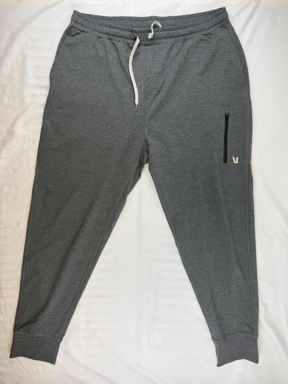 VUORI MEN’S SUNDAY PERFORMANCE JOGGER PANT SIZE XL V416 GREY